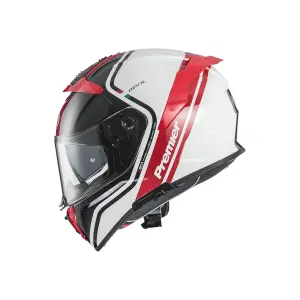 Devil PH Helm - Grijs, Rood, Wit, Glanzend - Volwassen - M - 010116503