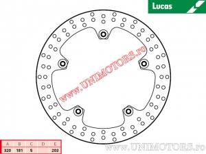 Disc frana fata MSTR357 rigid - Lucas TRW