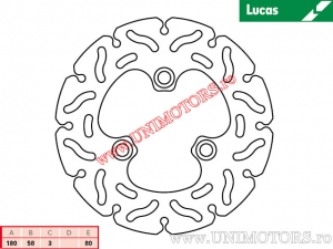 Disc frana fata racing MST261RAC rigid - Lucas TRW