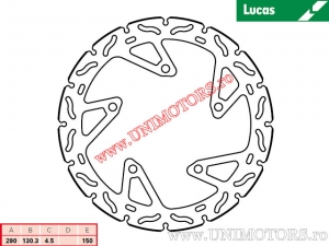 Disc frana fata racing MST267RAC rigid - Lucas TRW
