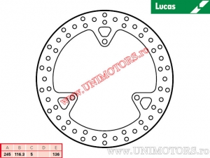 Disc frana spate MST276 rigid - Lucas TRW