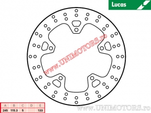 Disc frana spate MST280 rigid - Lucas TRW