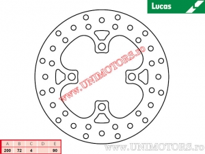 Disc frana spate MST413 rigid - Lucas TRW
