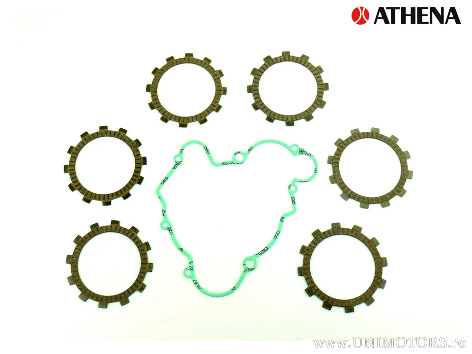 Discuri de ambreiaj cu garnitură capac Athena, KTM SX 65 98-08 - Athena