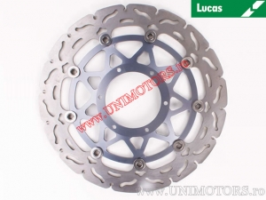 Disque de frein avant de course MSW254RAC flottant - Lucas TRW