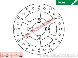 Disque de frein avant MST259 rigide - Lucas TRW