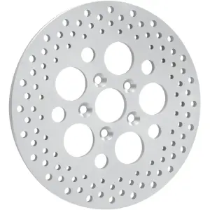 Disque de frein perforé en acier inoxydable poli - Poli, Zinc - 17101064
