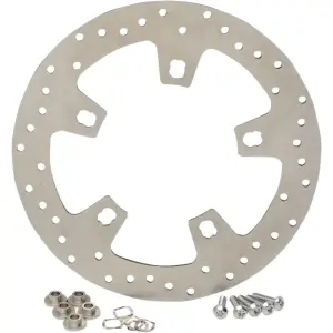 Disque de frein perforé en acier inoxydable - rectifié - 17102404