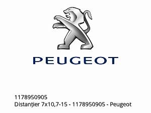 Distanțier 7x10,7-15 - 1178950905 - Peugeot
