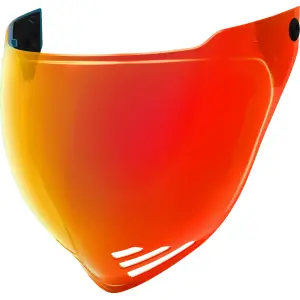 Domain™ Helm Bubble Shield - Calypso Red - Volwassen - Één Maat - 01301436