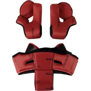 Domain™ Helmfutter und Wangenpolster Set - Rot - Erwachsene - S - 01343148