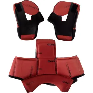 Domain™ helmvoering en wangkussenset - Rood - Volwassen - M - 01343149