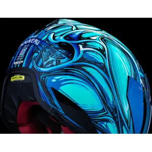Domain™ Nouveau Helm - Blauw - Volwassene - S - 010118531