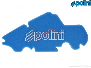 Double air filter sponge (2030135) - blue - Piaggio Liberty 50 AIR 2T E1 ('98-'03 / MY'98-'00) - Polini