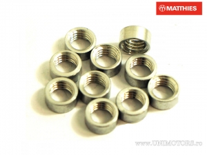 Draadafstandhouder M8 10 x 5 mm aluminium - JM