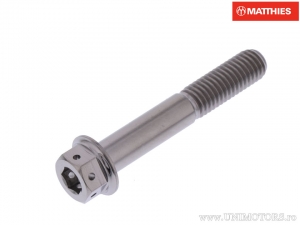 Dupla hatlapú Pro Bolt M8 x 1.25 x 50 mm titán versenyző ezüst - JM