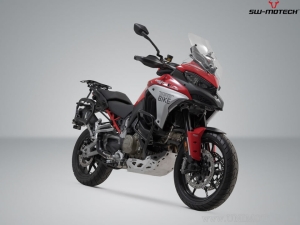 DUSC L Side Case Set (2x41L) and PRO Racks - 82.0L - Ducati Multistrada V4 ('20-) - SW-Motech