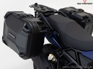 DUSC M Side Case Set (2x33L) and PRO Racks - 66.0L - Honda NT1100 ('21-) - SW-Motech