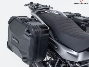 DUSC M Side Case Set (2x33L) and PRO Racks - 66.0L - Honda XL750 Transalp ('22-) - SW-Motech