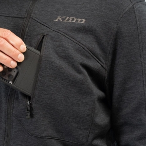 Echo Wool Fleece Hoodie Black: Mărime - XL