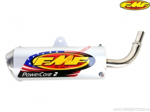 Eindpijp FMF Powercore 2 - Yamaha PW 50 ('83-'21) (aluminium - staal) - FMF