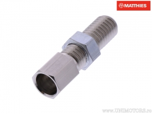Einstellschraube für Kupplungs- und Bremszug M5 x 0.80 x 34 mm silber - JM