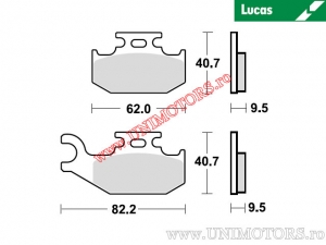 Elülső fékbetét - MCB723SI sinterizált SI - Lucas TRW