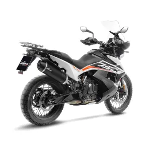 Endschalldämpfer Slip-on LV One Evo Black Edition - CF MOTO MT 800 ABS Explore ('24-'25) / KTM ADVENTURE 790 ('19-'23) - Leo Vi