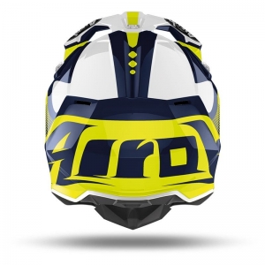 Enduro/Cross MX Airoh Helm - WRAAP RAZE BLUE GLOSS: Größe - XL