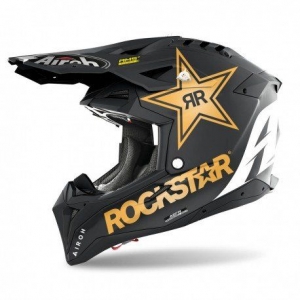 Enduro/Cross MX Helmet - AIROH AVIATOR 3 ROCKSTAR 22: Size - L