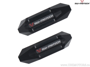 Engine and fairing crash pad set - material: polyamide/aluminum - color: black/silver - Honda CB1000R ('18-) - SW-Motech