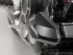 Engine and fairing crash pad set - material: polyamide/aluminum - color: black/silver - Honda CB1000R ('18-) - SW-Motech