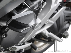 Engine and fairing crashpad set - material: polyamide/aluminium - colour: black/silver - Honda CB1000R ('08-'17) - SW-Motech