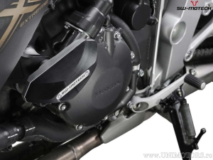 Engine and fairing crashpad set - material: polyamide/aluminium - colour: black/silver - Honda CB1000R ('08-'17) - SW-Motech
