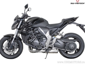 Engine and fairing crashpad set - material: polyamide/aluminium - colour: black/silver - Honda CB1000R ('08-'17) - SW-Motech
