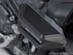 Engine and Fairing Crashpad Set - material: polyamide/aluminum - color: black/silver - Yamaha MT-10 ('21-) - SW-Motech