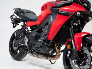 Engine and Fairing Crashpad Set - material: polyamide/aluminum - color: black/silver - Yamaha Tracer 9 ('20-) - SW-Motech