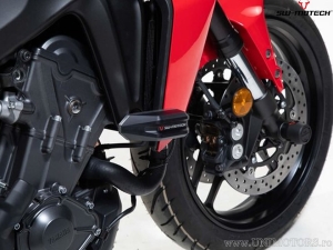 Engine and Fairing Crashpad Set - material: polyamide/aluminum - color: black/silver - Yamaha Tracer 9 ('20-) - SW-Motech