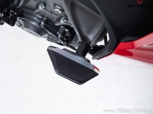 Engine and Fairing Crashpad Set - material: polyamide/aluminum - color: black/silver - Yamaha Tracer 9 ('20-) - SW-Motech