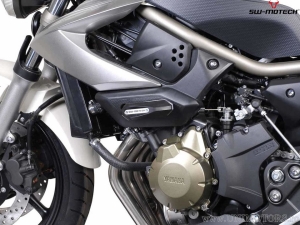 Engine and Fairing Crashpad Set - material: polyamide/aluminum - color: black/silver - Yamaha XJ 6 ('08-'12) - SW-Motech
