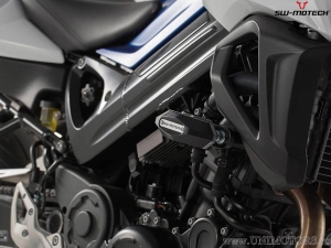 Engine and Fairing Crashpad Set - polyamide/aluminum - black/silver - BMW F 800 R ('15-) - SW-Motech