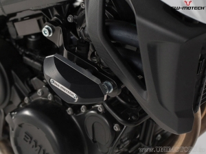 Engine and Fairing Crashpad Set - polyamide/aluminum - black/silver - BMW F 800 R ('15-) - SW-Motech