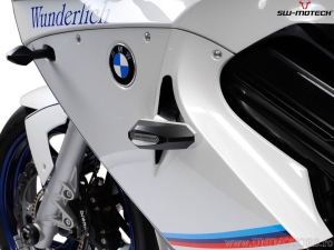 Engine and Fairing Crashpad Set - polyamide/aluminum - black/silver - BMW F 800 ST ('06-'12) - SW-Motech