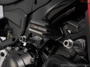 Engine and Fairing Crashpad Set - polyamide/aluminum - black/silver - BMW F 900 R ('19-) - SW-Motech