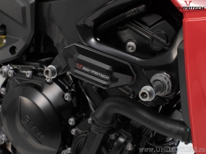 Engine and Fairing Crashpad Set - polyamide/aluminum - black/silver - BMW F 900 R ('19-) - SW-Motech