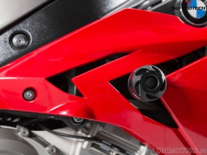 Engine and Fairing Crashpad Set - polyamide/aluminum - black/silver - BMW S 1000 R ('13-'16) - SW-Motech