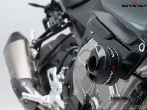 Engine and Fairing Crashpad Set - polyamide/aluminum - black/silver - BMW S 1000 R ('16-'20) - SW-Motech