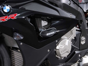 Engine and Fairing Crashpad Set - polyamide/aluminum - black/silver - BMW S 1000 RR ('10-'18) - SW-Motech