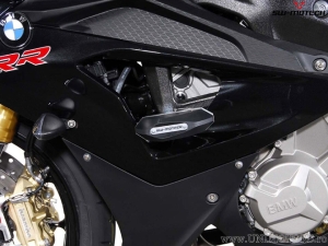 Engine and Fairing Crashpad Set - polyamide/aluminum - black/silver - BMW S 1000 RR ('10-'18) - SW-Motech