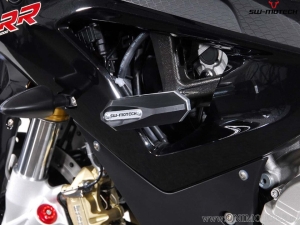Engine and Fairing Crashpad Set - polyamide/aluminum - black/silver - BMW S 1000 RR ('10-'18) - SW-Motech